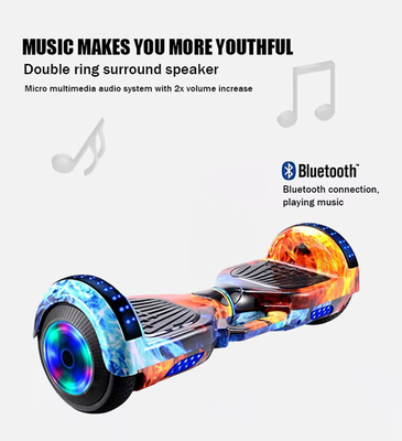 Unisex Elektroroller 9 Zoll 8 Räder Lamborghini Hoverboard mit mobiler App-Steuerung Reichweite pro Ladung 5-10 km