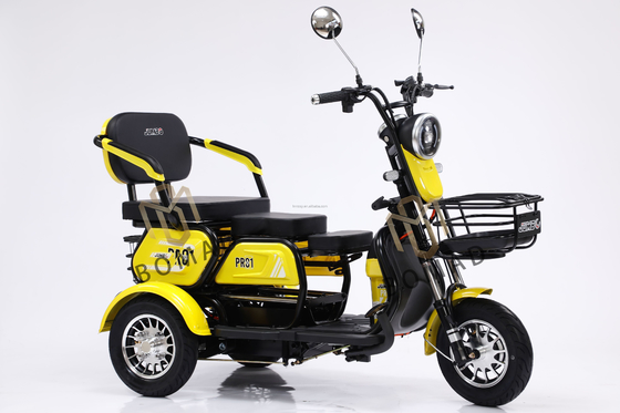 Elektrisches Dreirad-Motorrad mit Bluetooth-Smart-Typ und Front-Disc-Hinter-Disc-Bremse Leistung