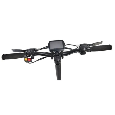 800w Klapp-Elektro-Scooter mit 6-8h Ladezeit in schwarzer Farbe