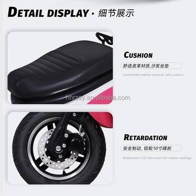 2024 60v 72v 1000w Elektromotorrad Motorrad 2 Personen Elektromoped Roller mit Blei-Säure-Batterie