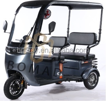 Elektrische Dreiradfahrräder 48 V, Dreiradmotorrad für Erwachsene, Transport- und Lieferlösungen