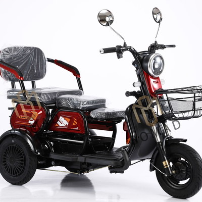 Elektrische Dreiräder 130*73*64 für 3 Passagiere Erwachsene Dreiräder Elektrische Dreiräder 60v500w