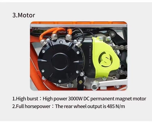 Erleben Sie den Nervenkitzel des Off-Road-Rennens mit unserem elektrischen Motorrad.