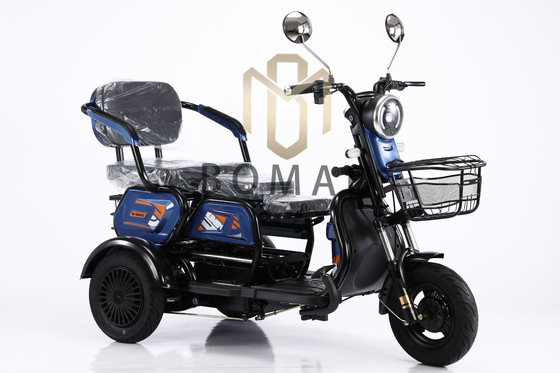Elektrisches Dreiradfahrrad für Erwachsene 48v 800w Batterie 60V100Ah Lithium-Ionen