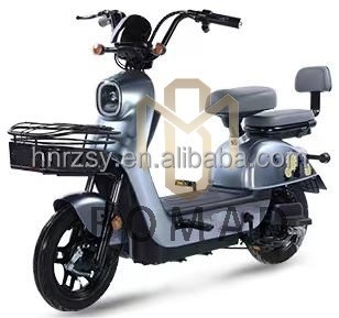 Stahlrahmen Erwachsene Batterie Elektronisches Stadtfahrrad 48V 350W Elektrofahrrad Sepeda Motorrad
