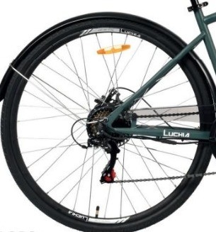 Elektrische automatische Fahrt 250 Watt Motor 700 c Stadtrad mit 7,6 Ah Batteriekapazität und 18 Geschwindigkeiten