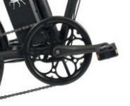 1000 Watt Klappfahrrad mit Hinterhubmotor und Ladezeit 3 Stunden selbstfahrend