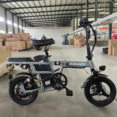 Stahlrahmen Hinterhub Motor Elektrofahrrad Kleine Klappkette Verriegelt und sehr gefragt
