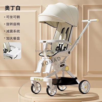 Kohlenstoffstahlrahmen Hochlandschaft Babykutsche für Minibike/Pocketbikes 3 in 1 Kinderwagen