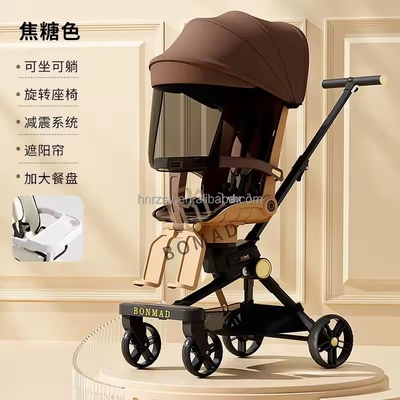 Kohlenstoffstahlrahmen Hochlandschaft Babykutsche für Minibike/Pocketbikes 3 in 1 Kinderwagen