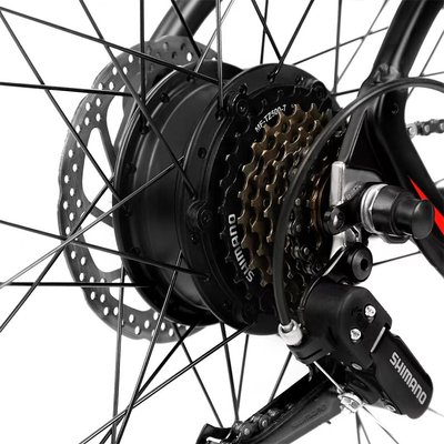 Elektrisches E-Bike 48V 350W 10.4AH Langstrecken-E-Radfahrrad mit integrierter Batterie