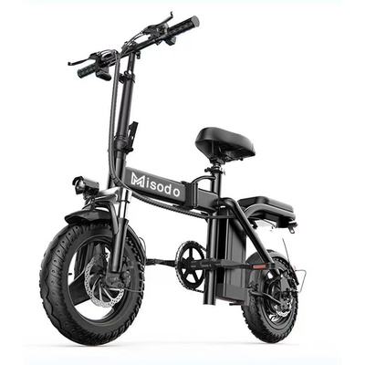 Motor Bürstenloser Motor 129*20*54 Klappfahrrad 400w 48v 14 Inch Elektro-Stadtfahrrad Erwachsener Batterie Power Scooter