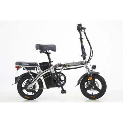 Motor Bürstenloser Motor 129*20*54 Klappfahrrad 400w 48v 14 Inch Elektro-Stadtfahrrad Erwachsener Batterie Power Scooter