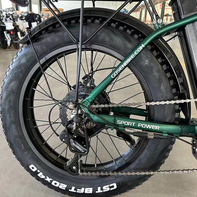 36V elektrische Klappfahrradkettenverschluss Elektroauto mit Design und Reifenbreite 26*2.6