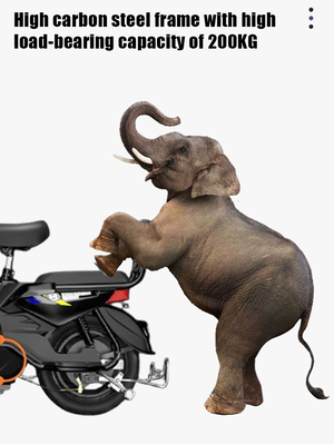 Geschwindigkeit 2024 Elektrofahrrad Weißer Aluminiumrahmen mit Display und maximale Geschwindigkeit 30-50 km/h