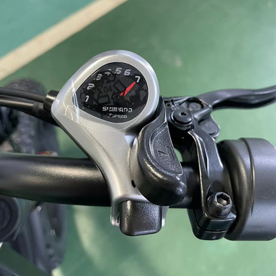 Elektro Fahrrad 48V Lithium Vollfederung Ebike 20 Zoll Fettreifen Elektro Mountainbike mit Heckradscheibenbremse