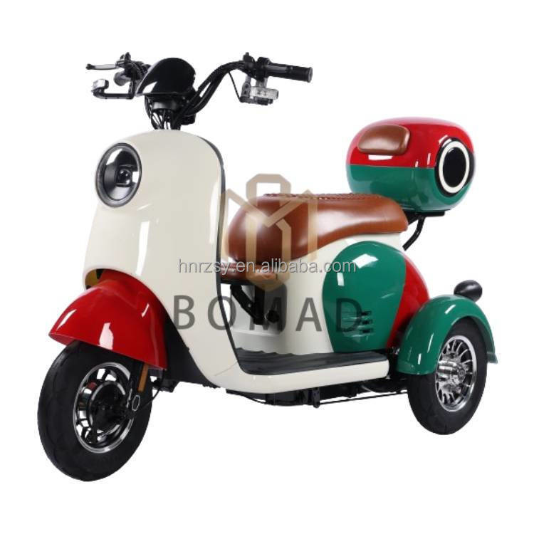 2024 Elektrische Dreiräder Motorrad Fahrrad Dreirad Elektrische Dreirad 3-Rad Batterie Position Hinterträger 160X75X130 cm