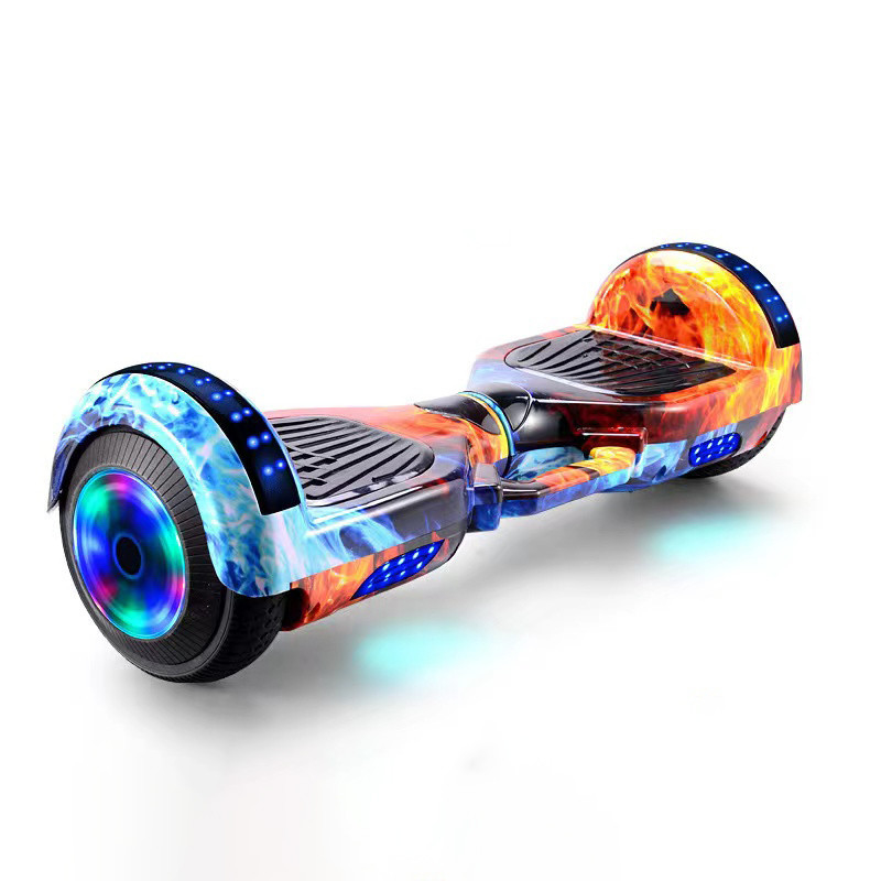 7&quot; Elektroroller LED 2 Radleuchten 250w*2 Selbstbilanzierbares Hoverboard Off-Road Maximalgeschwindigkeit 30km/h Batteriekapazität 10Ah