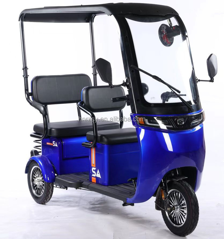 Elektrische Dreiradfahrräder 48 V, Dreiradmotorrad für Erwachsene, Transport- und Lieferlösungen
