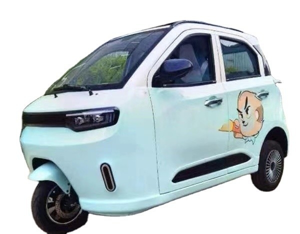 Elektrisches Dreirad-Motorrad mit geschlossener Karosserie und 60V Spannung mit Lithiumbatterie