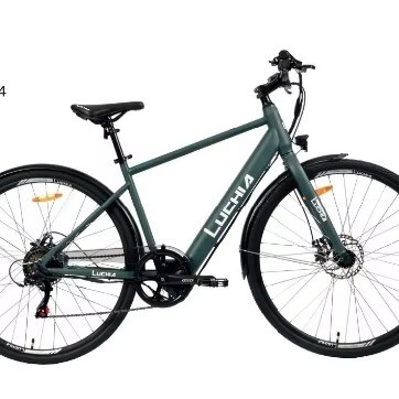 Elektrische automatische Fahrt 250 Watt Motor 700 c Stadtrad mit 7,6 Ah Batteriekapazität und 18 Geschwindigkeiten