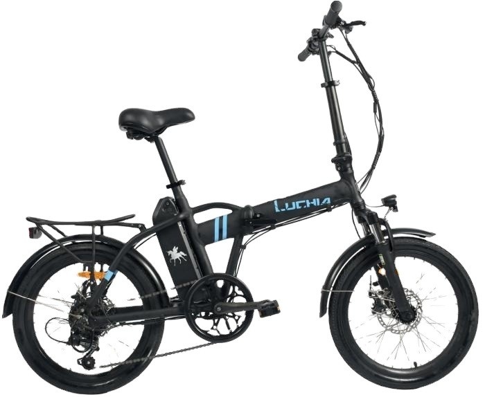 1000 Watt Klappfahrrad mit Hinterhubmotor und Ladezeit 3 Stunden selbstfahrend