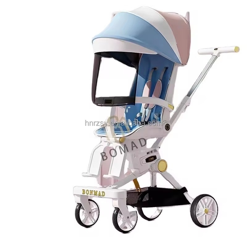 Kohlenstoffstahlrahmen Hochlandschaft Babykutsche für Minibike/Pocketbikes 3 in 1 Kinderwagen