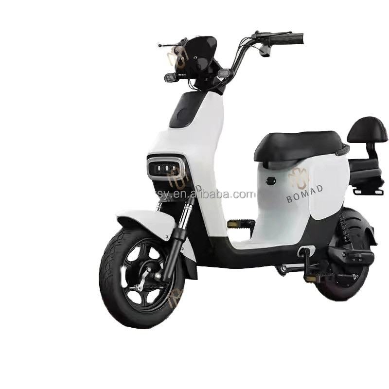 Geschwindigkeit 2024 Elektrofahrrad Weißer Aluminiumrahmen mit Display und maximale Geschwindigkeit 30-50 km/h